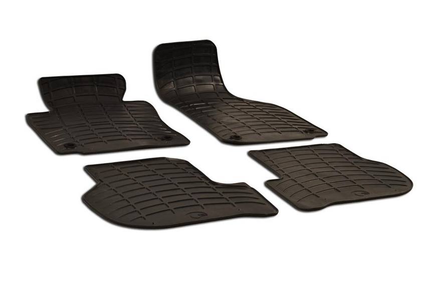 VW Floor Mat Set - Front and Rear (All-Weather) (Black) 1KM061550HA041 - eEuro Preferred 212804